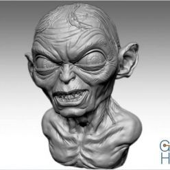 3D model Golum bust – 3D Print