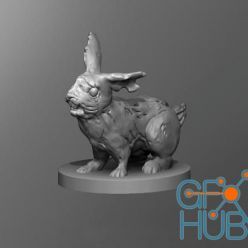 3D model ﻿Zombie Rabbit – 3D Print