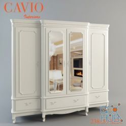 3D model Cavio Francesca Classik FR2244 wardrobe