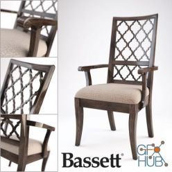 3D model Chair Bassett Emporium Arm