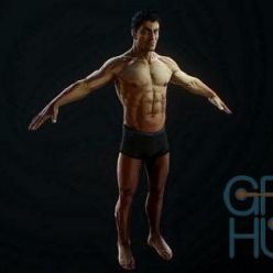 3D model Male Body