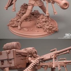 3D model Vampire Soldier Pose One – 3D Print
