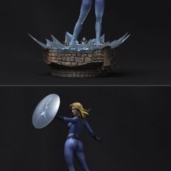 3D model Fantastic 4 Invisible Woman – 3D Print