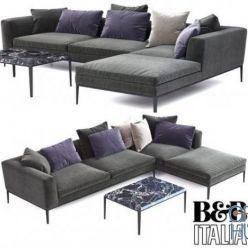 3D model B&B Italia MICHEL Sofa (max)