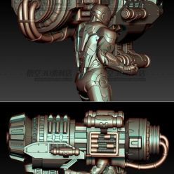 3D model Iron Man MK7 Proton Cannon – 3D Print