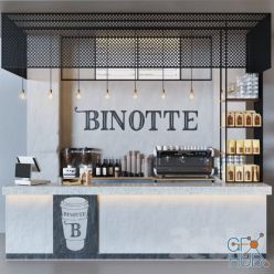 3D model Cafe binotte