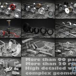 3D model TurboSquid – Tune Your Car Kit!