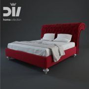 3D model Art-Deco bed ICON 248 DV homecollection