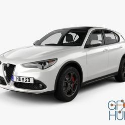 3D model Hum 3D Alfa Romeo Stelvio Q4 2017