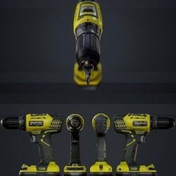 3D model Ryobi Drill (max, fbx, obj)