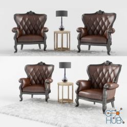 3D model Classic armchair