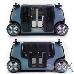 3D model Zoox Smart Car