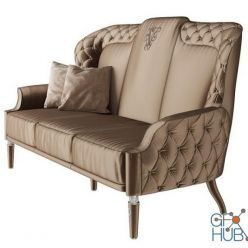 3D model Sofa Ipe Cavalli Visionnaire cop. beige Alice dv