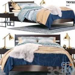 3D model TRYSIL bed by IKEA