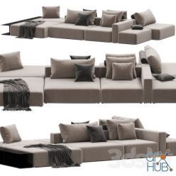 3D model Sofa Poliform WESTSIDE DIVANO