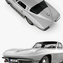 3D model Chevrolet Corvette Sting Ray (C2) 1965