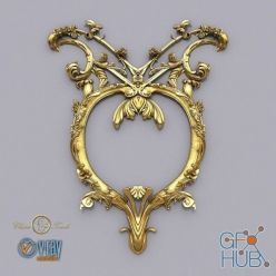 3D model Gold ornament