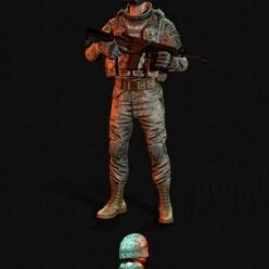3D model National Guard PBR