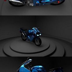 3D model Yahoma motorcycle