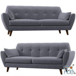 3D model Alsacia sofa