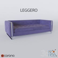 3D model Sofa Leggero