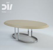 3D model Coffee table DV homecollection FORM PRINCE