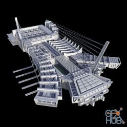 3D model Conceptual building