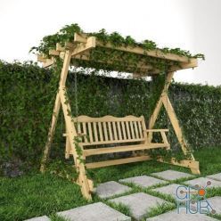 3D model Swing for garden