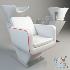 3D model OM-X Optima wash armchair by Pietranera