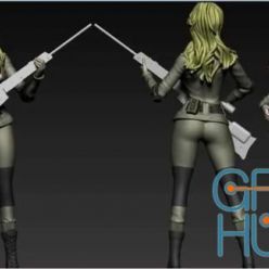 3D model Sniper Wolf mgs – 3D Print