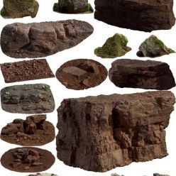 3D model Megascans - 3D Rocks of Nordic Collections