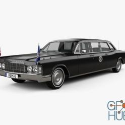 3D model Hum 3D Lincoln Continental US Presidential State Car 1969