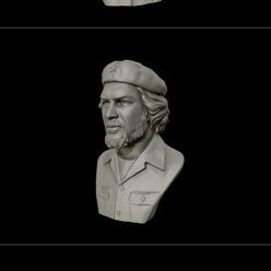 3D model Che Guevara Bust – 3D Print