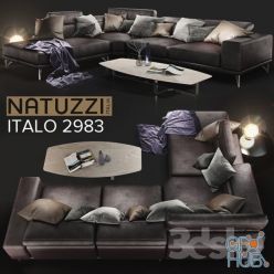 3D model Sofa NATUZZI Italo 2983