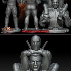 3D model Colossus and Deadpool – 3D Print