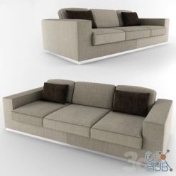 3D model Sofa for three persons