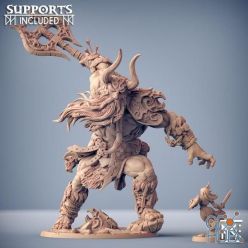 3D model Hulgfnir, Frost Jotunn Champion – 3D Print