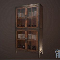 3D model Old Hutch PBR