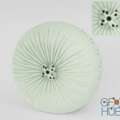 3D model Round pillow with a bow