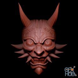 3D model MAJORA’S MASK (HANNYA STYLE) - 3D Print