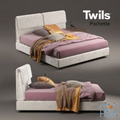 3D model Twils Pochette bed