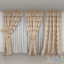 3D model Curtain 3