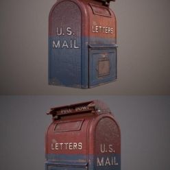 3D model Mailbox 3D PBR