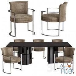 3D model Fendi Casa Dining Table