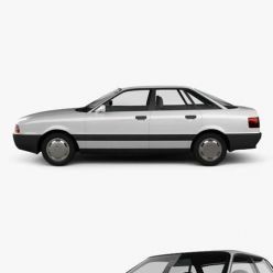 3D model Audi 80 B3 1986 car