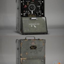 3D model WWII Frequency Meter PBR