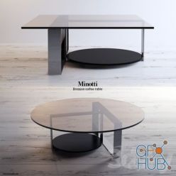 3D model Minotti Bresson coffee table