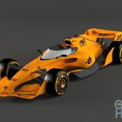 3D model Formula 1 2050 Concept