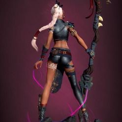 3D model Saehira the Spirit Shaman and Shani – 3D Print