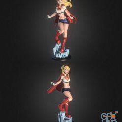 3D model Supergirl – DC Comics – 3D Print